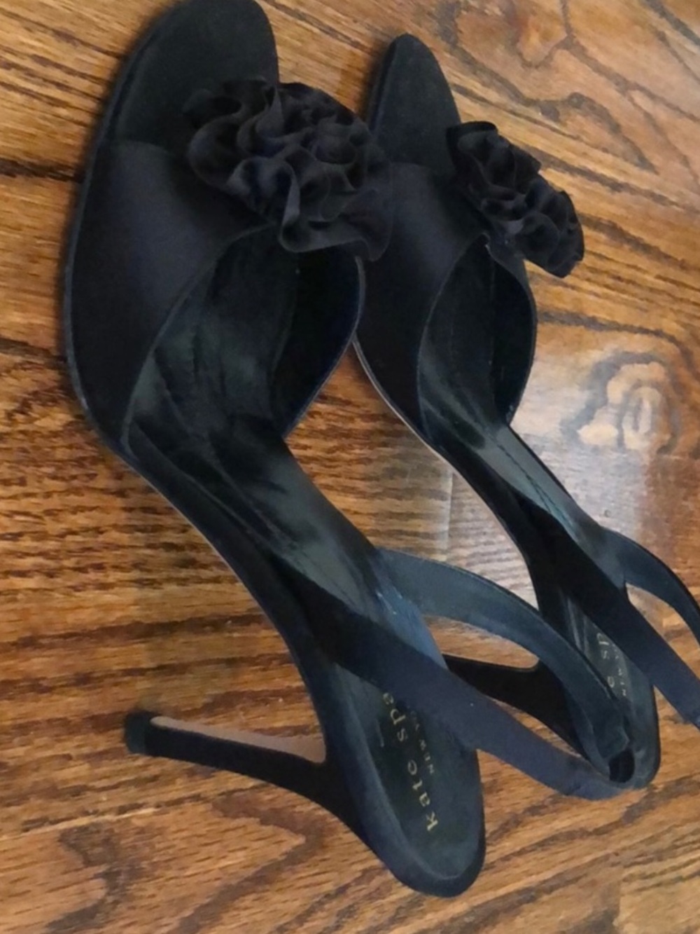 Kate Spade Black Slingback Heels